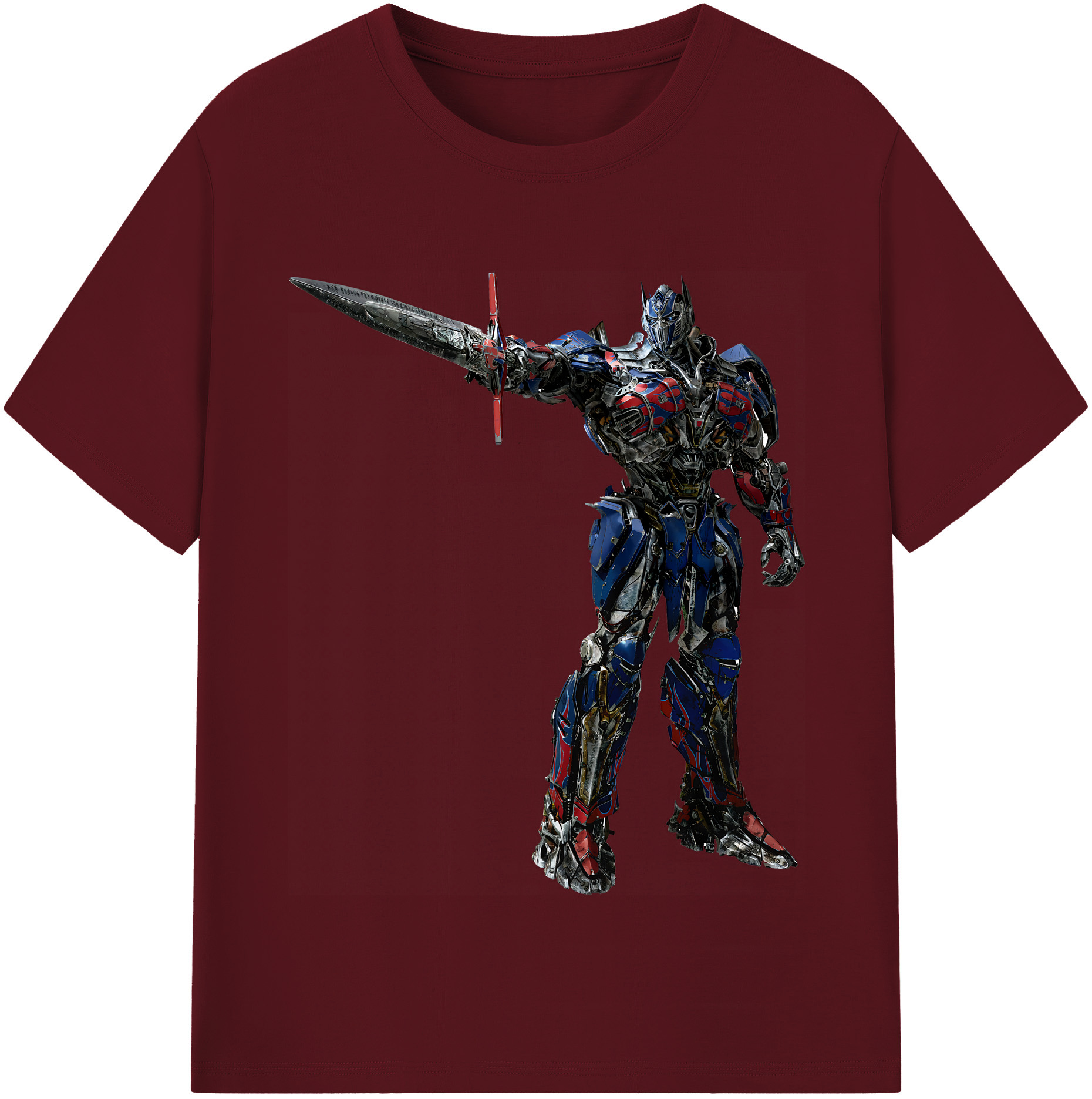 （画像用） Transformers トランスフォーマー 綿100％半袖Tシャツ（フロントプリント）